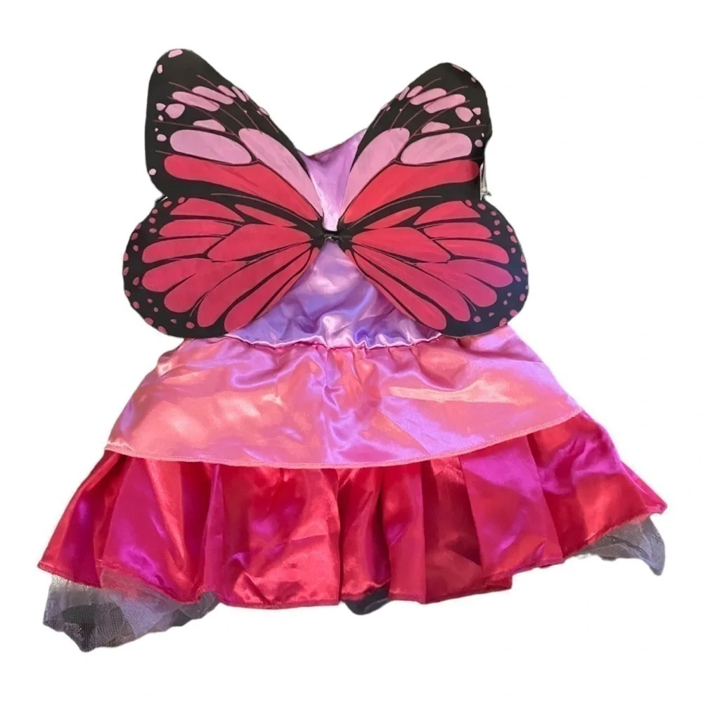 RUBIES Size Medium Pink & Lavender Butterfly Fairy Doggy Costume Velcro